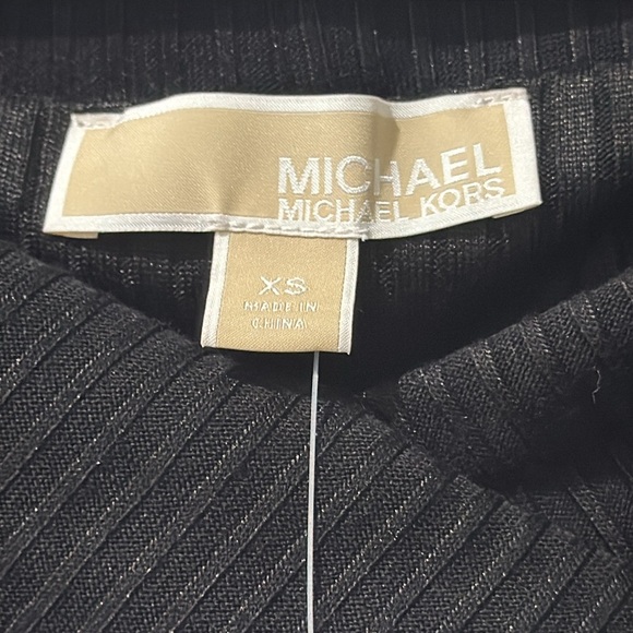 Michael Kors Ribbed Off Shoulder Midi Dress - Picture 6 of 13